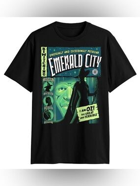 Wicked, Men's & Big Men's Graphic Tee, Wizard of Oz